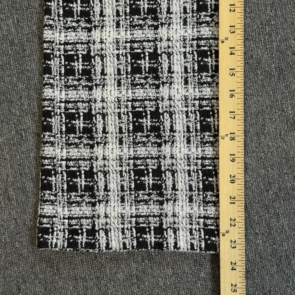 Michael‎ Kors Black & White Tweed Cropped Pants Women's Size Medium Career